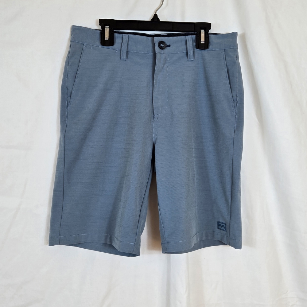 Billabong Men's Steel Blue Crossfire Submersible‎ Surfer Style Hybrid Shorts 28